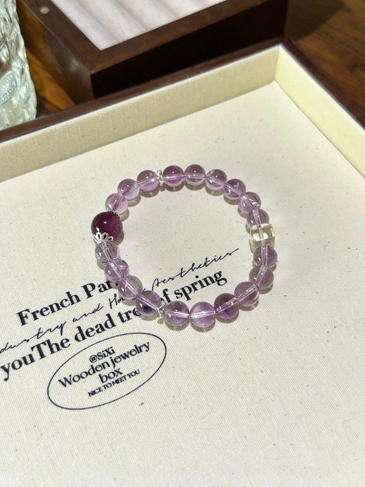Serenity & Balance Bracelet – Amethyst&Lepidolite