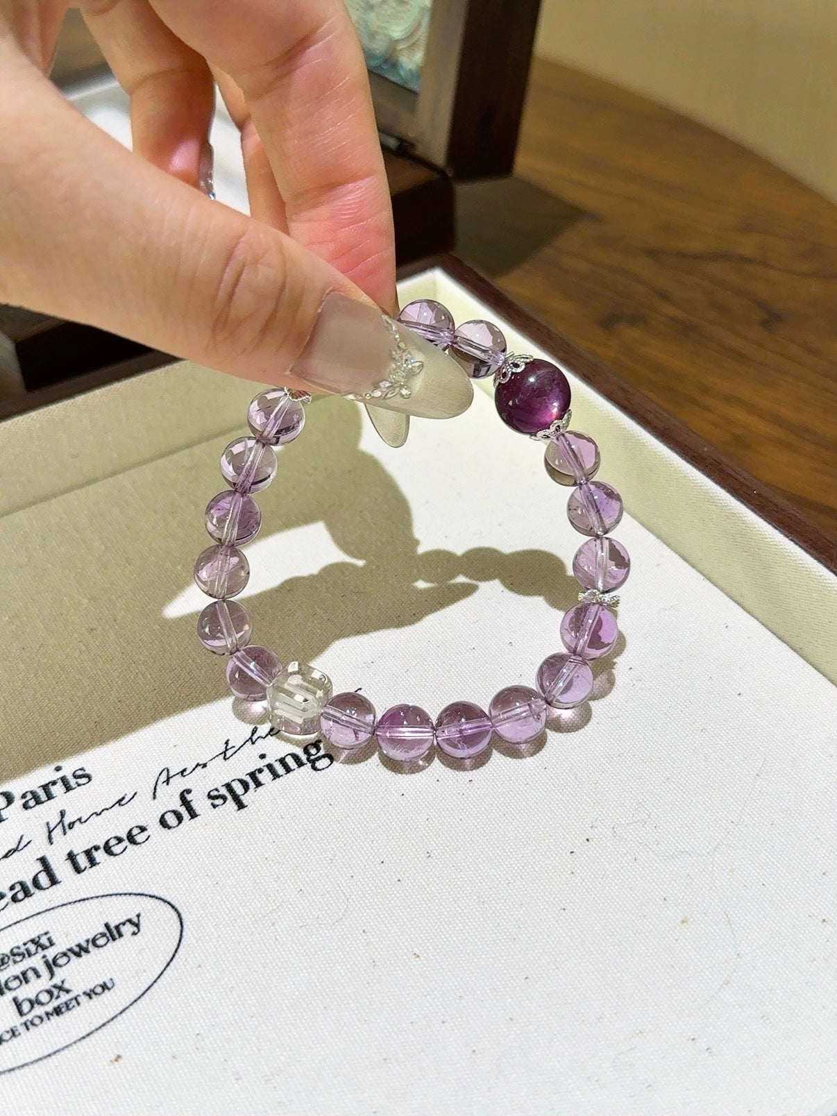 Serenity & Balance Bracelet – Amethyst&Lepidolite