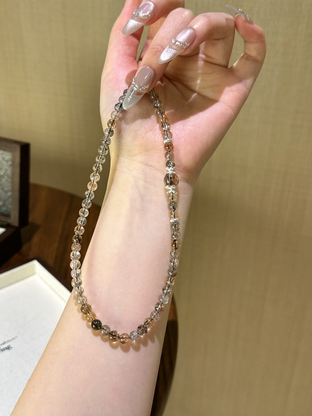 Black & Gold Super Quartz Double Wrap Bracelet – Wealth Magnet & Business Guardian