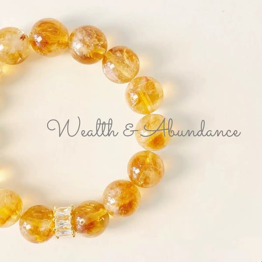 Golden Prosperity Bracelet – Natural Citrine